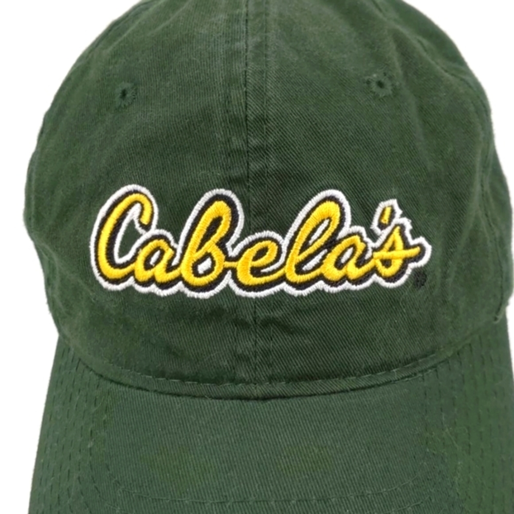 Cabela's Green Adjustable Strapback Hat Cap - image 2